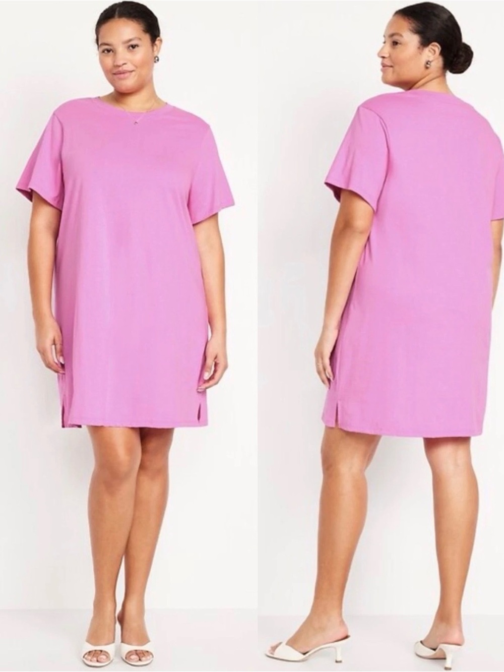 NWT Old Navy T-Shirt Dress in Vivid Begonia